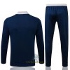 Feyenoord Rotterdam Trainings Sweatshirt Pak Quarter-zip 2021-22 Blauwe - Heren